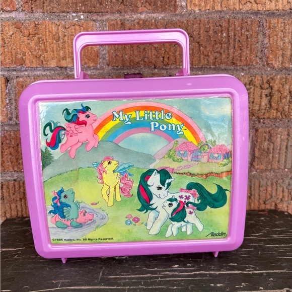 Vintage My Little Pony G1 Lot of 3 Ponies, Lunchbox 1980s - Picture 10 of 16